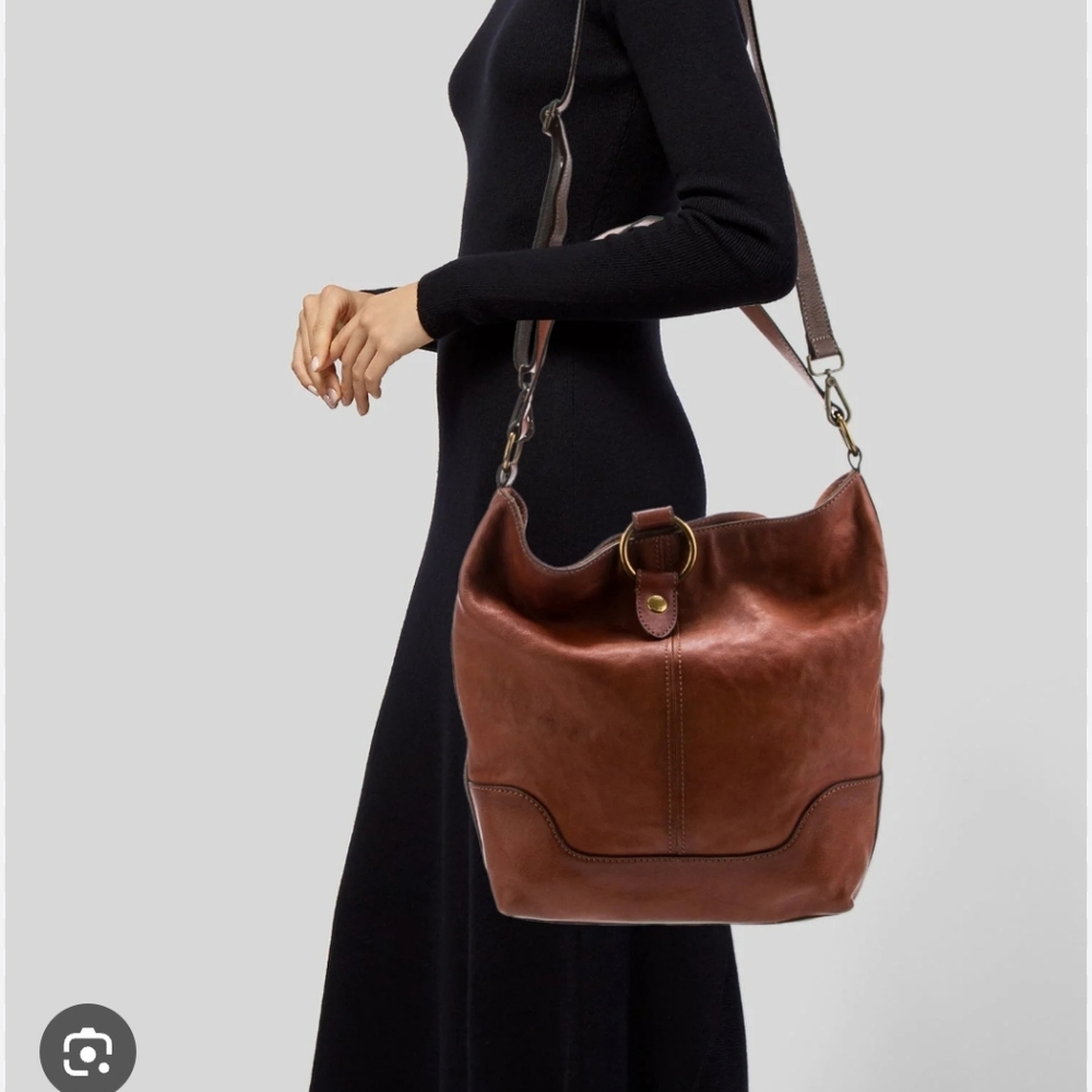 Sold! Frye Leather Ring Hobo Bag - Picture 16 of 16